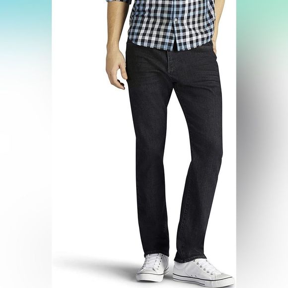 NWT Men's Lee® Extreme Motion Stretch Slim Straight Jeans 29x32 Zander - Picture 2 of 5